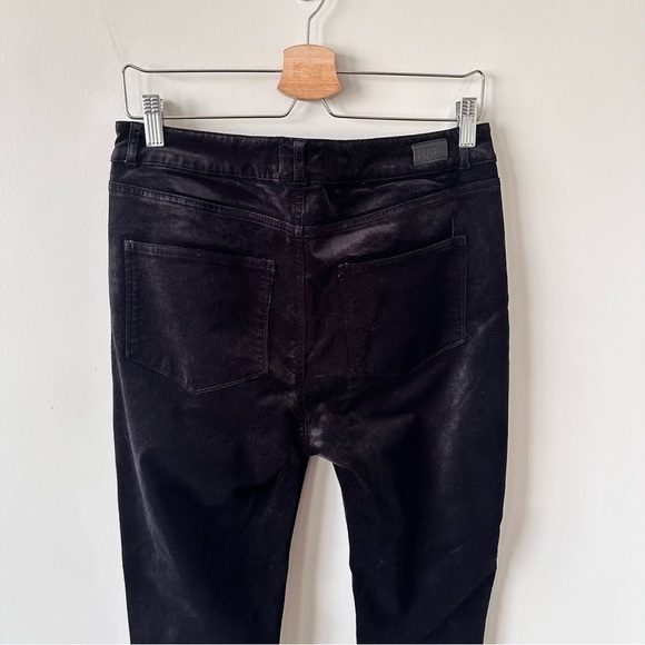 Paige-hoxton Velvet Ankle Skinny Ankle Jeans In Black (Size:30) - Picture 9 of 12